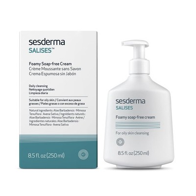 Sesderma SALISES Foamy Soap-Free Cream Cleanser for Oily & Acne Skin