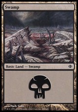 Swamp (240)~240/249~LP~Shards of Alara~MTG