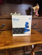 GE StayBright 150 LED Net-Style Lights Warm White/Green Wire 6ft. X 4ft. 5270934