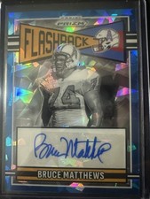 2025 Panini Prizm - Flashback Autographs Bruce Matthews #FLA-BMS /149 (AU)