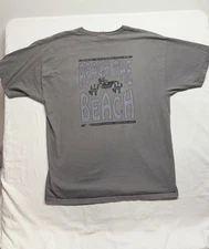 BMW Motorcycles “Reach The Beach 2002” T-shirt. Gray, Size XL