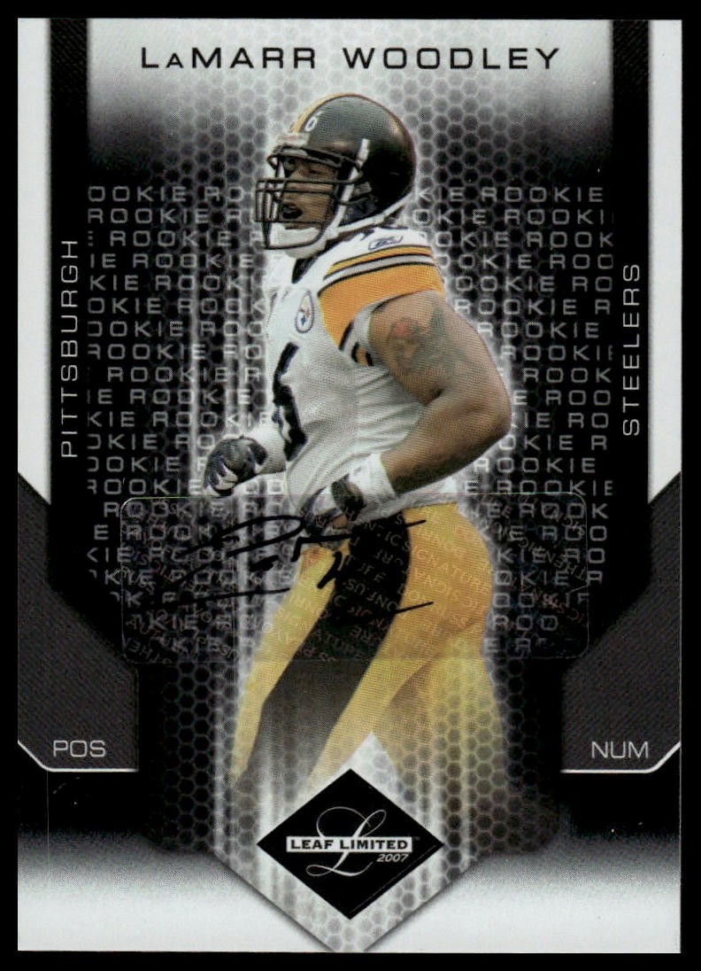 LaMarr Woodley Leaf Limited #263 Autograph