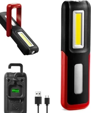 Compact LED Magnetic Work Light - 2 Light Modes, Portable and Super Bright