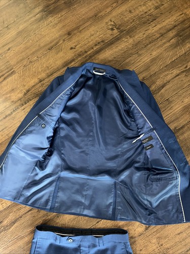 Marc New York Andrew 2 pezzi giacca pantaloni ragazzo ragazzo taglia 14 skinny - Foto 4 di 9