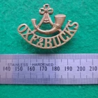 WW1 British Army Oxfordshire & Bucks Shoulder Title Badge Line Infantry