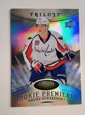 ANDRE BURAKOVSKY Rookie Card #18/499- 2014 Trilogy Rookie Premieres Level 1 #112