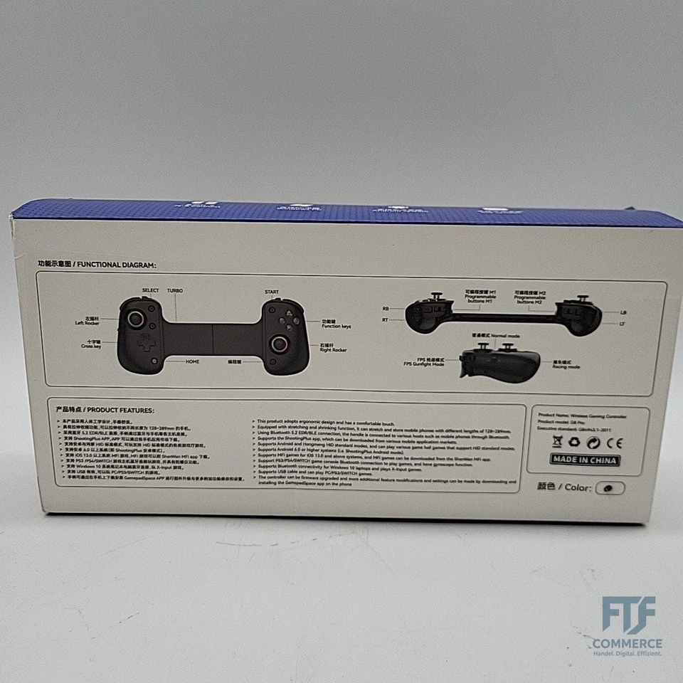 arVin Kabelloser Gamepad-Controller für iPad (unterstützt iPad Pro 13 Zoll)/Tabl - Bild 3 von 4