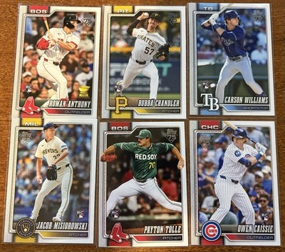 2026 Topps Series 1 Baseball - Pick Your Base Rookies - 45+ Players - 30% off 4+