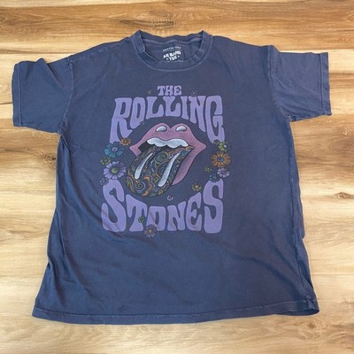American Eagle Rolling Stones T Shirt Mens XS / Small Tongue Band Tee Graphic