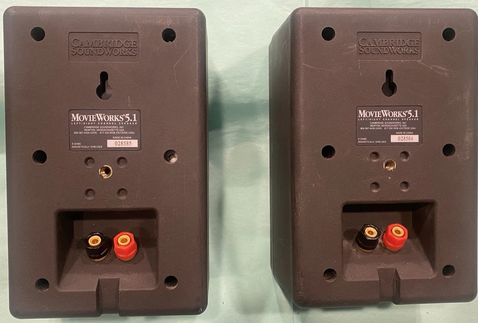 CAMBRIDGE SOUNDWORKS MovieWorks 5.1. Динамики объемного звучания 8 Ом ЧЕРНЫЕ - Изображение 4 из 4