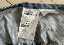 ☆ERSATZ-HOCKER-BEZUG☆STRANDMON☆IKEA☆Sjölyckan dunkelblau/beige☆unbenutzt☆