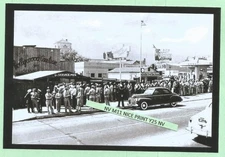 Found 4X6 PHOTO Vintage 1942 Hollywood Canteen Shell Gas Station Pep Boys Sign