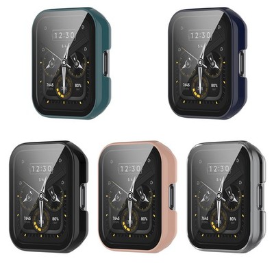 Watch Case Protection Shell PC Tempered Film Shell Watch for Realme Watch 2 Pro