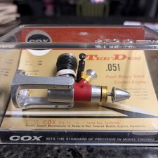 Cox .051 - COX engine - COX Tee Dee 0.051 In Case - NIB - No. 200