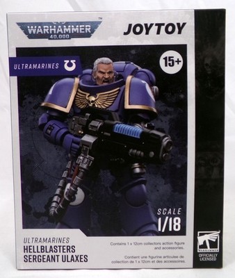 JoyToy Warhammer 40,000 Hellblasters Sergeant Ulaxes Ultramarines 1/18 Figure