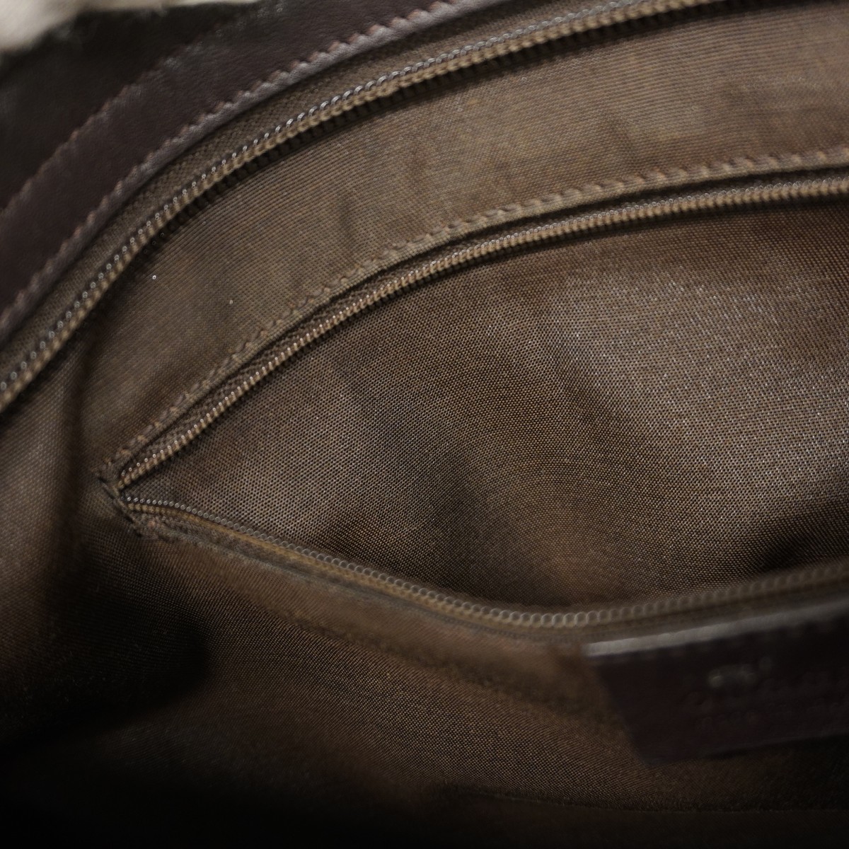 Gucci GG Supreme Shoulder Bag PVC Brown Gold Hardware thumbnail 11