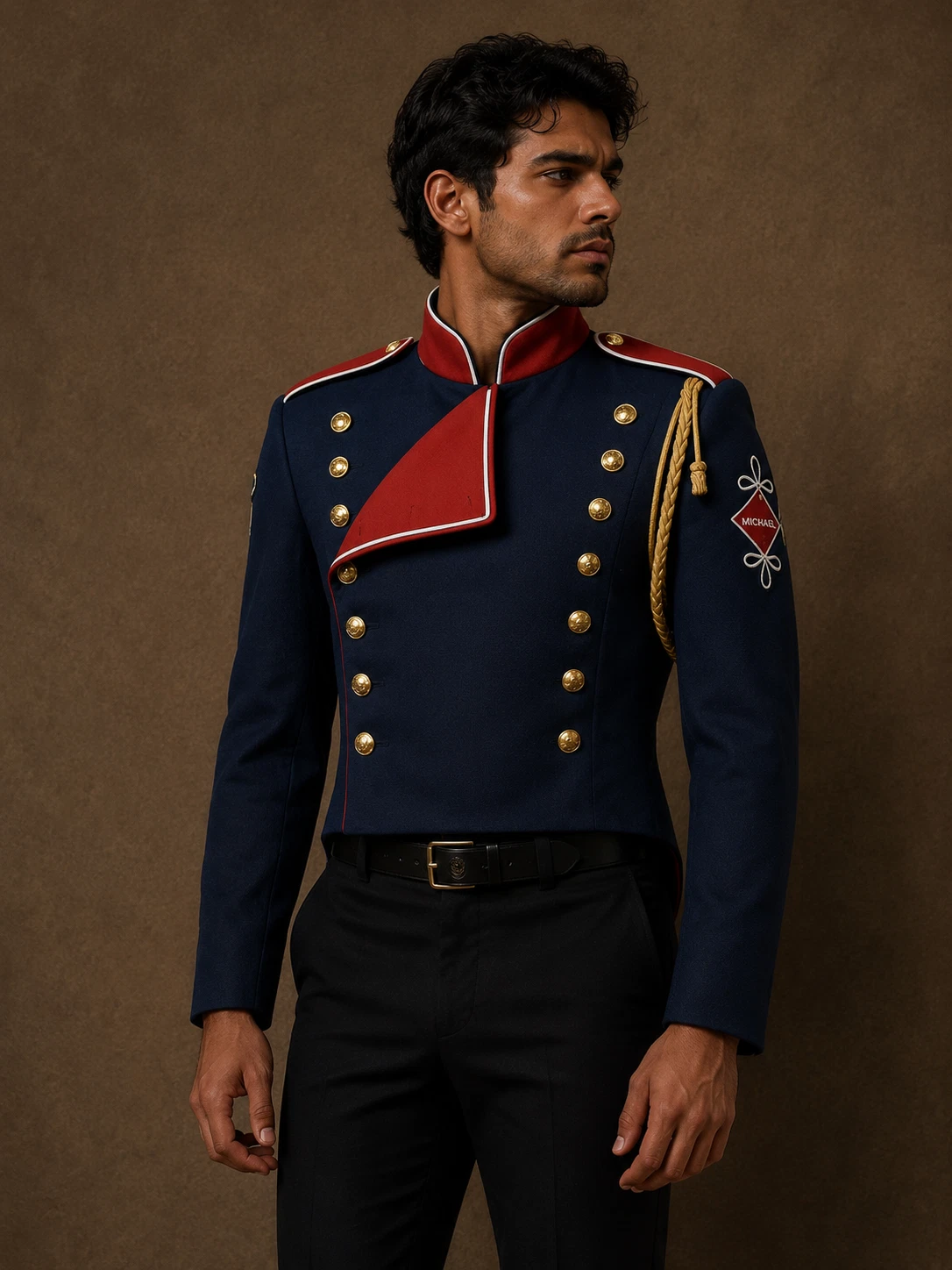 Michael Jaafar Jackson Inspired Military Jacket – Retro Pop Star MJ 2026 Jacket