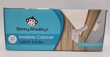 Child Locks Cabinet Doors Baby Safety Latch Benny Bradleys 20 pieces NIB