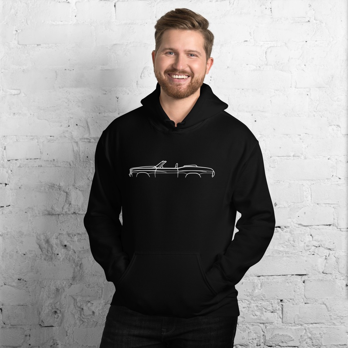Premium Hoodie For Chevrolet Chevelle Cabrio 1971 Car Owners