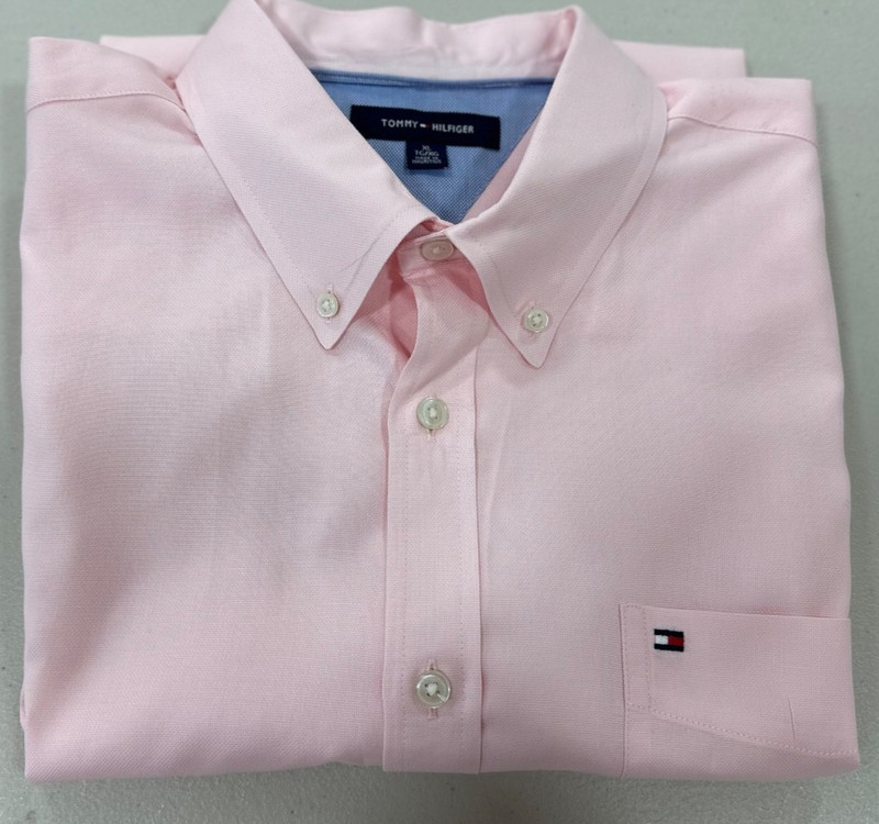 Tommy Hilfiger XL EXCELLENT PINK  Regular Oxford Collar Long Sleeve Shirt