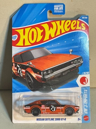 Hot Wheels Vintage JDM NISSAN SKYLINE 2000 GT-R HW J-IMPORTS™  1:64 FREE SHIPPIN