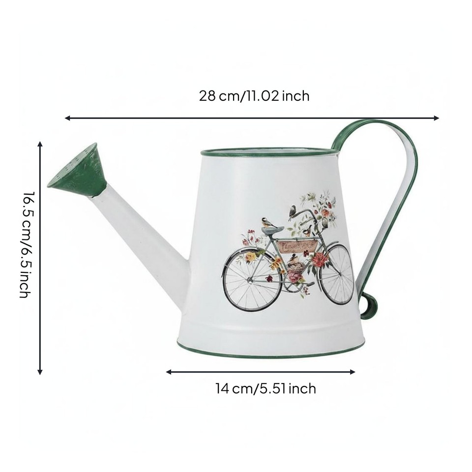 Long Spout Watering Can Decorative Metal Watering Can Rustic Design for ...