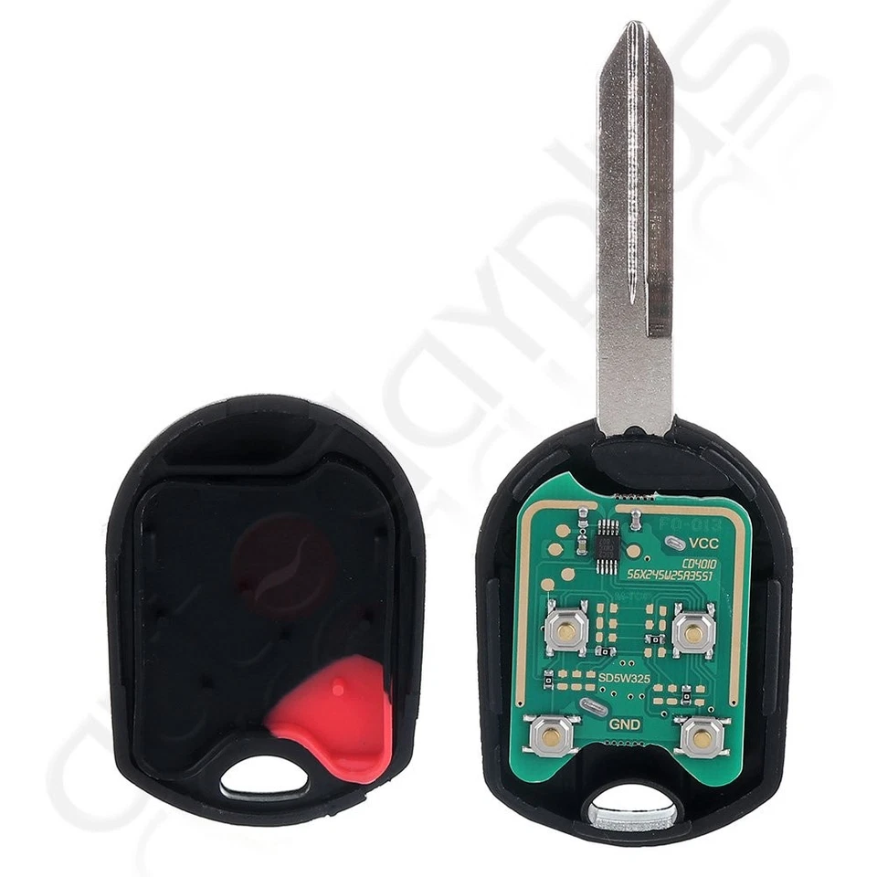 Nuevo Combo Transmisor Llave de Encendido Cabezal Remoto Sin Cortar Entrada Sin Llave Llavero Para Ford Foto 3 de 4