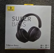 Baseus Bass BH1 NC Adaptive Active Noise Cancelling Headphones, Space Black