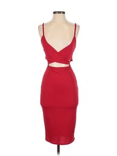 NWT Boohoo Women Red Cocktail Dress 4