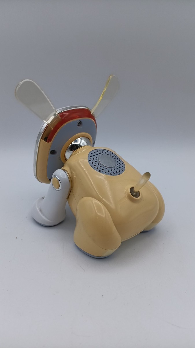 [八7503] SEGATOYS idog iDog Hasbro Robotic Music Interactive Dog Speaker Toy White Works