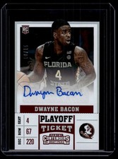 Dwayne Bacon 2017 Panini Contenders Draft Picks Rookie Auto Card /15 #84. rookie card picture