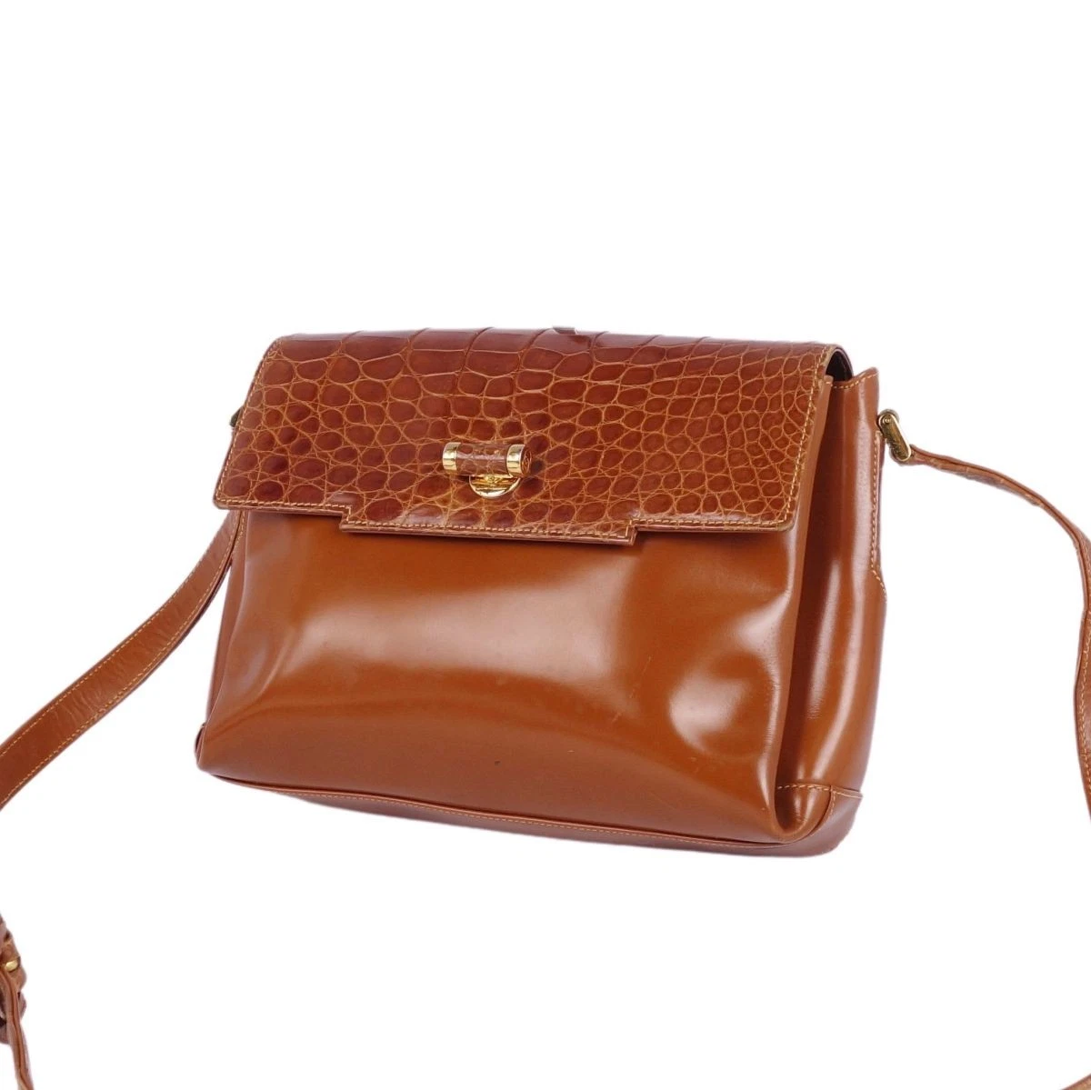 Sac Gucci bandoulière cuir femme marron