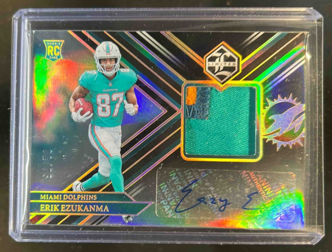 Erik Ezukanma Panini Limited #136 Patch Autograph-Gold