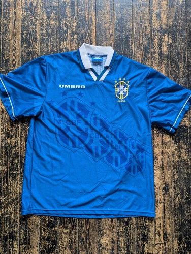 Original Brazil 1994 Away Shirt Collectors Football Jersey