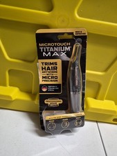 MicroTouch Titanium Max Lighted Personal Precision Trimmer Nose Ear Eyebrows