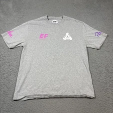 Palace X Rapha Men's Sz XL Grey EF Education First Short Sleeve T Shirt