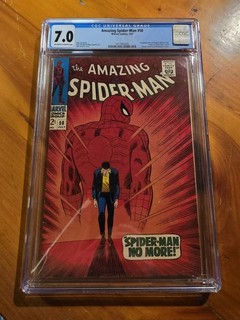 Amazing Spider Man #50 Marvel 1967. CGC 7.0 1er Kingpin!!!! Grial!!!!