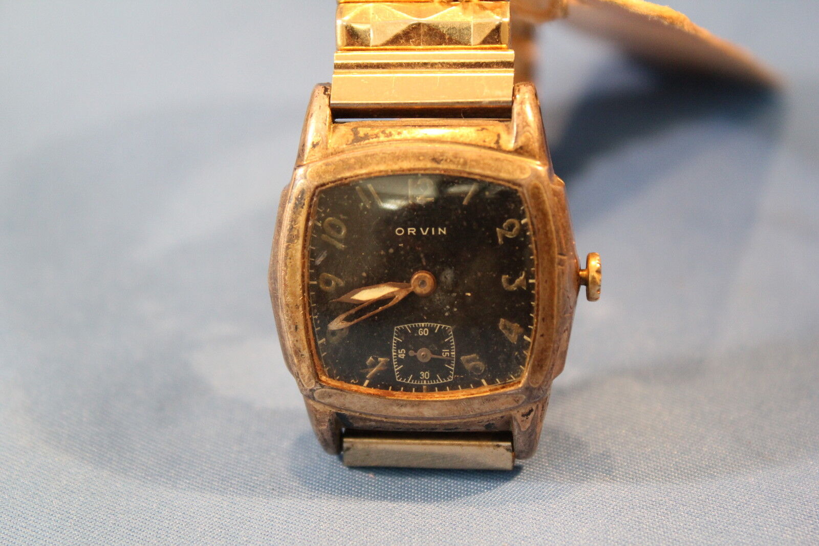 Vintage Mechanical ORVIN Watch Form Estate Sale