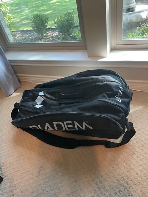 DIADEM TOUR 12 PACK NOVA RACKET BAG (BLACK/CHROME