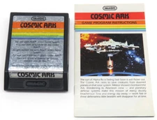 Cosmic Ark (Atari 2600, 1982) Rare Label Variant (Cartridge and Manual) PAL