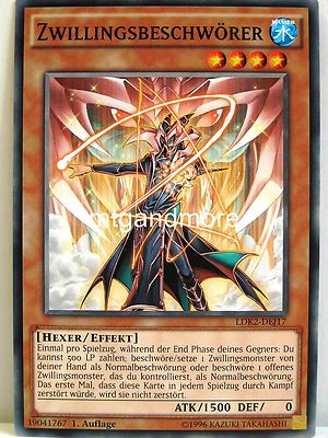 Yu-Gi-Oh - 2x Zwillingsbeschwörer - DEJ17 - LDK2 - Legendary Deck II Joey