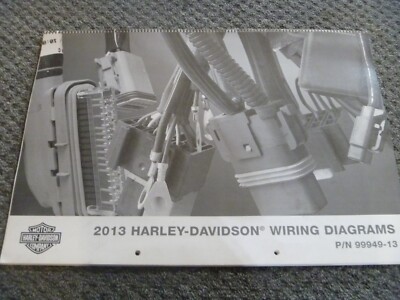 2013 Harley Davidson Blackline Motorcycle Electrical Wiring Diagrams Manual xz
