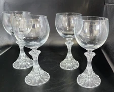 Perfect set of vintage Mikasa "The Ritz" crystal wine glasses