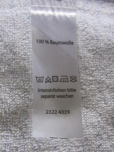 Alive Kinderbademantel Gr. 110/116 in weiß/blau geringelt - wie NEU - - Bild 5 von 6