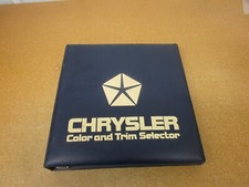 1987 Chrysler Dealer Album Color & Trim Uphol...