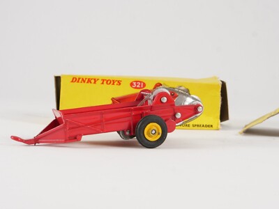 Dinky Toys GB N°321 – Épandeur à Fumier Massey Harris – Boîte D'origine