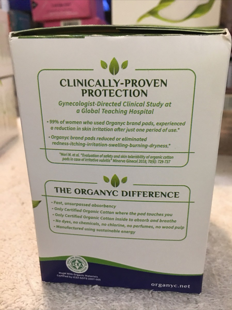 Organyc Organic Cotton Sanitary Pads Nuit Flux Extra X7 - View #2