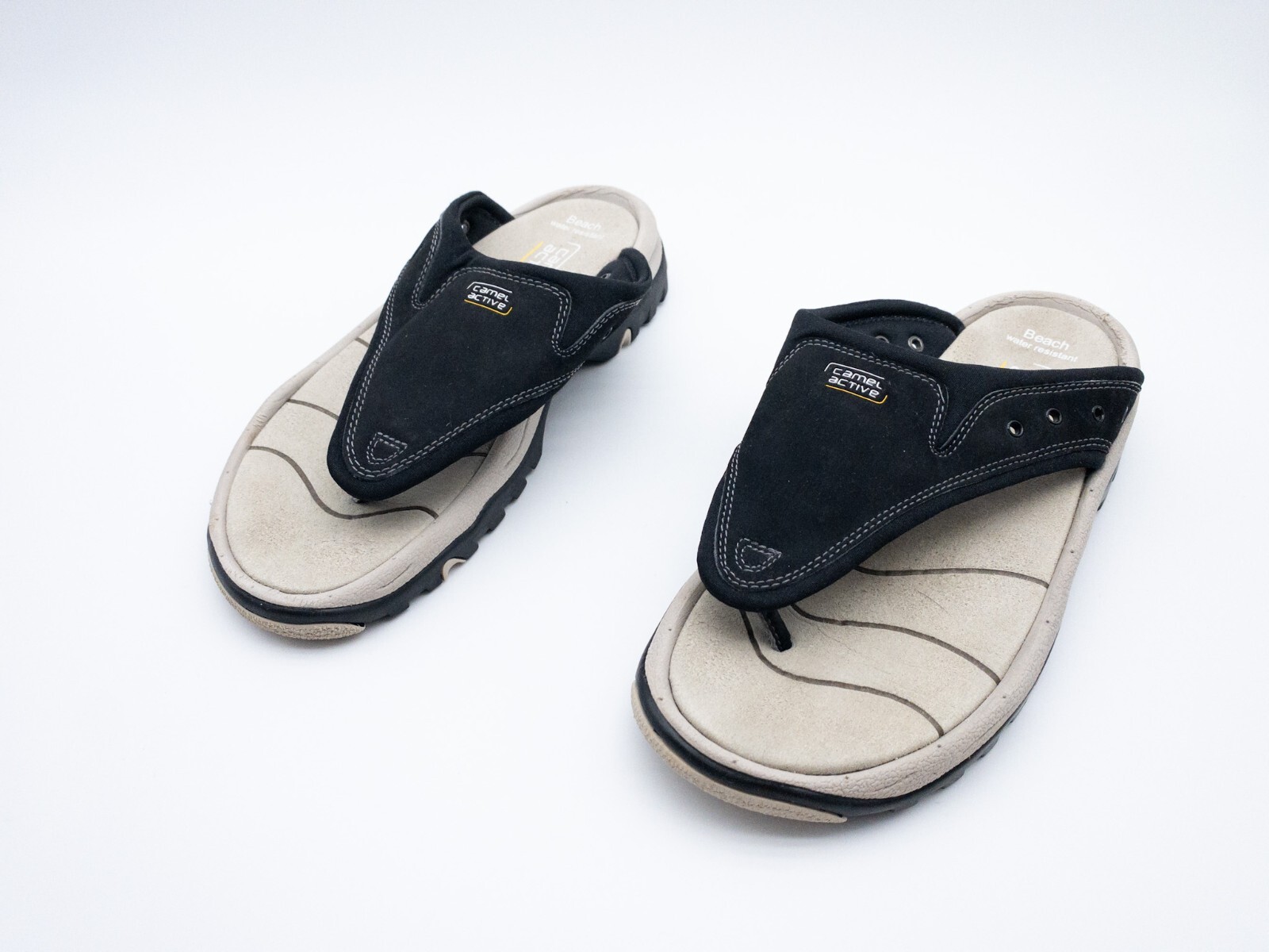 Camel Active Sandalias De Dedo Para Hombre Negras Talla 42 EU Art 21492-98