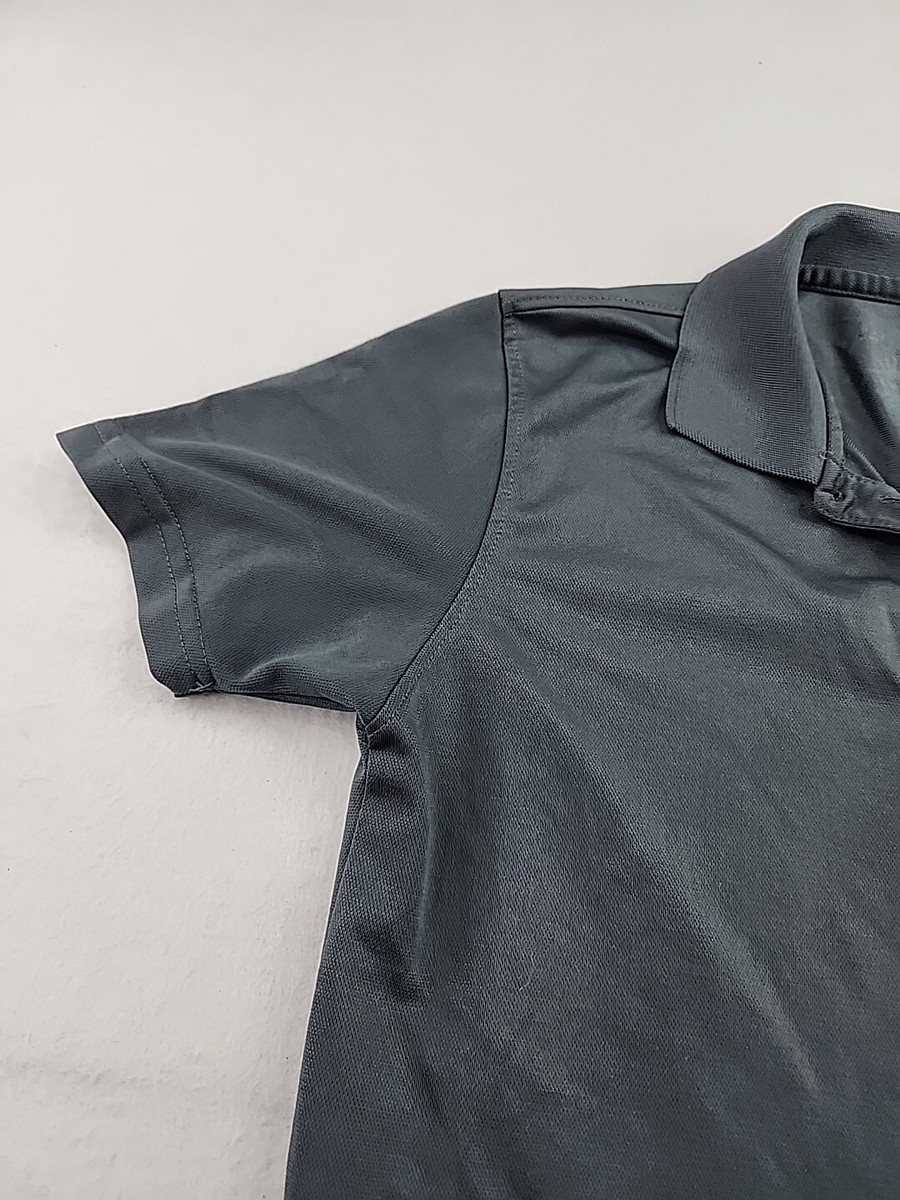 Tom Thumb Logo Womens Gray Polyester Work Polo Size Small View 3