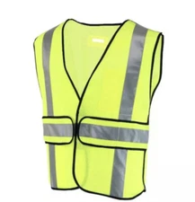 Safety Works One Size Fits Most Yellow Polyester High Visibility (2 PACK!)